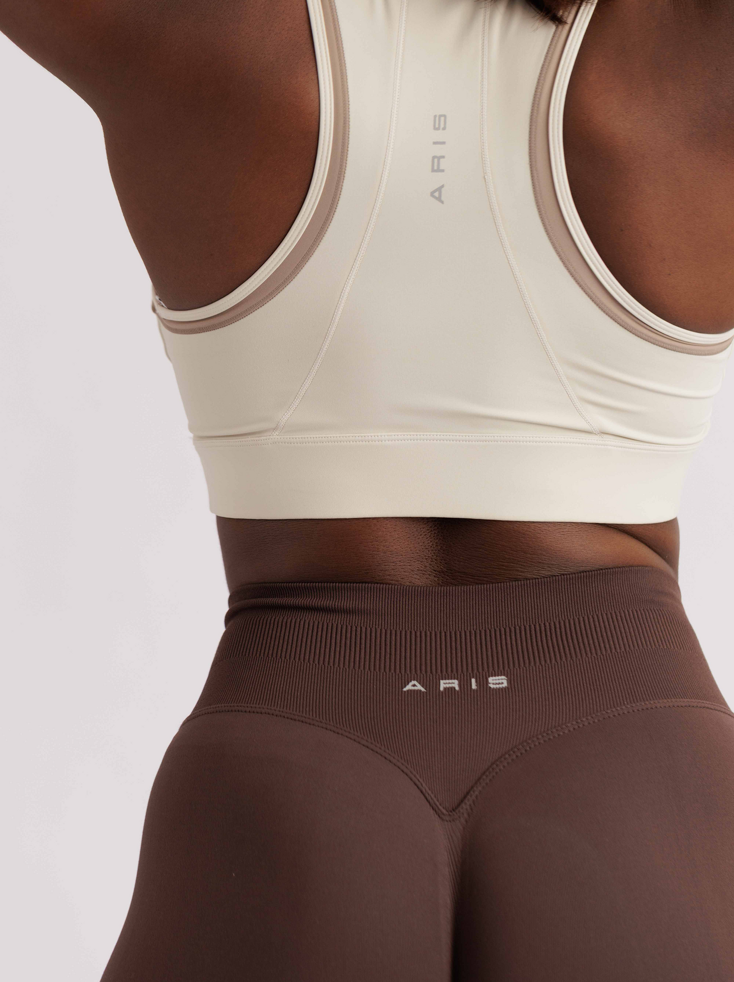 ARIS "ELECTRA" SPORTS BRA - WARM IVORY