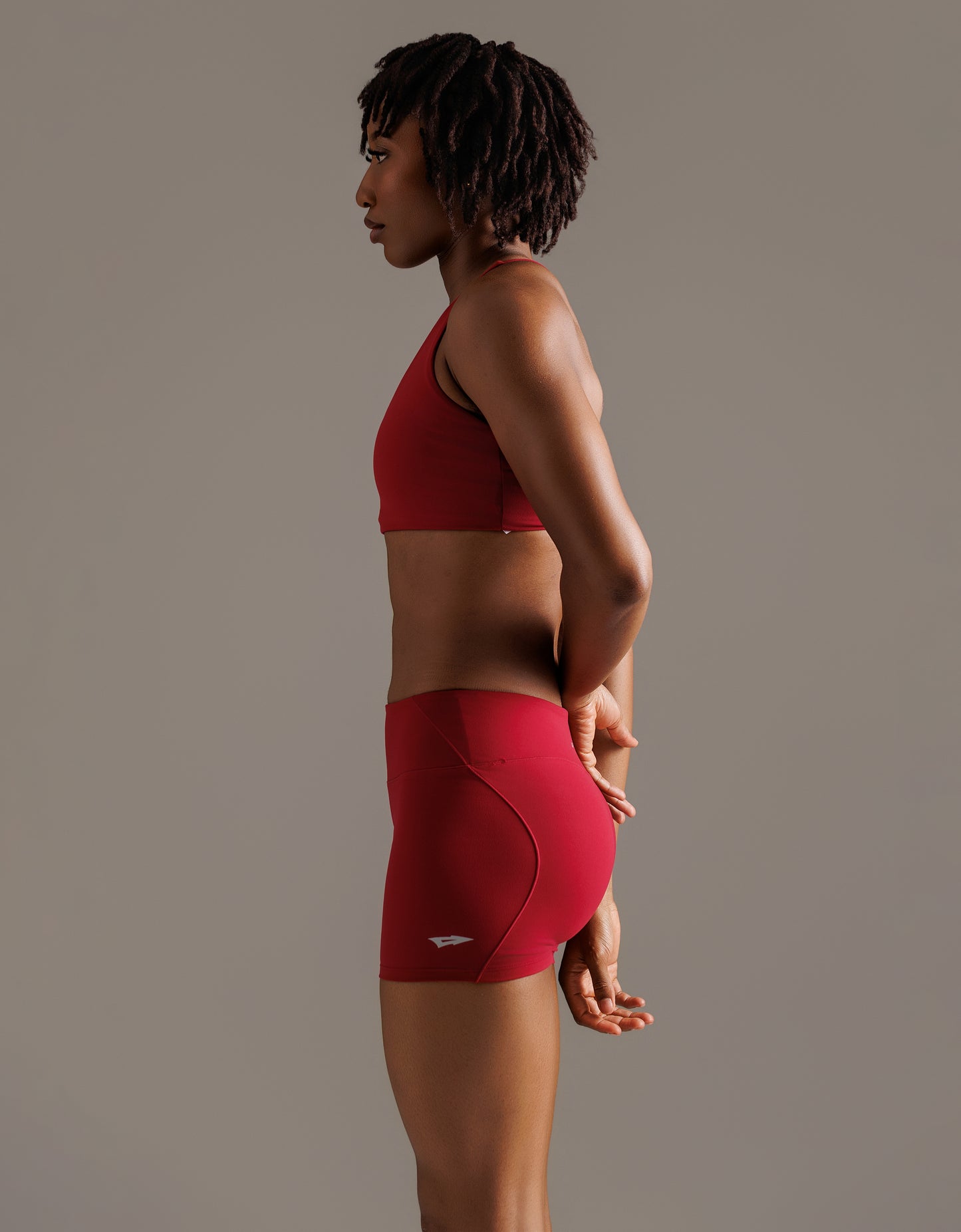 ARIS "MOVE EASY" 2 PIECE SET WITH SHORTS - RED