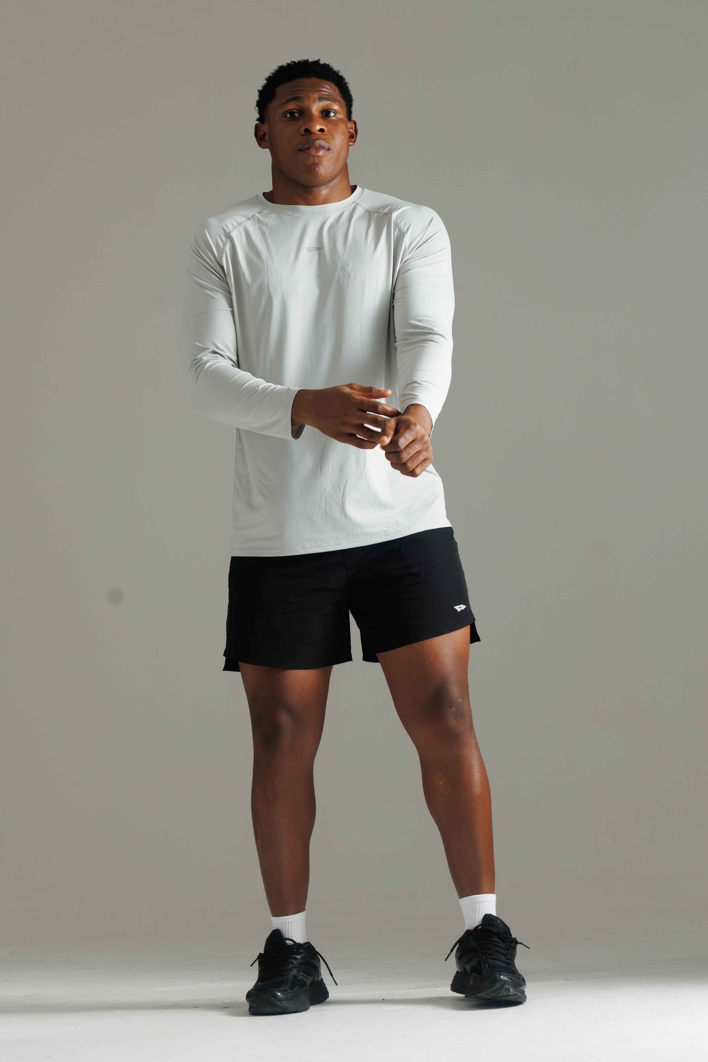 ARIS "GENESIS" LONG SLEEVE T-SHIRT - STONE GREY