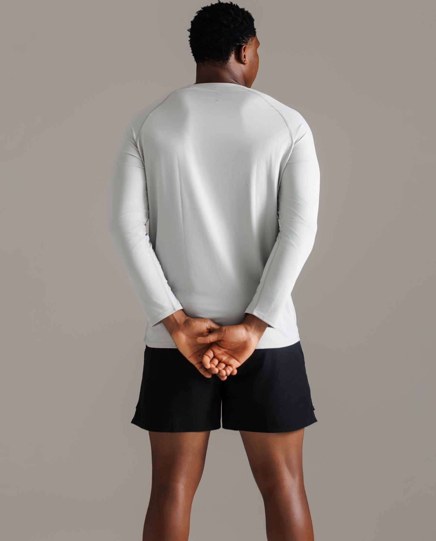 ARIS "GENESIS" LONG SLEEVE T-SHIRT - STONE GREY