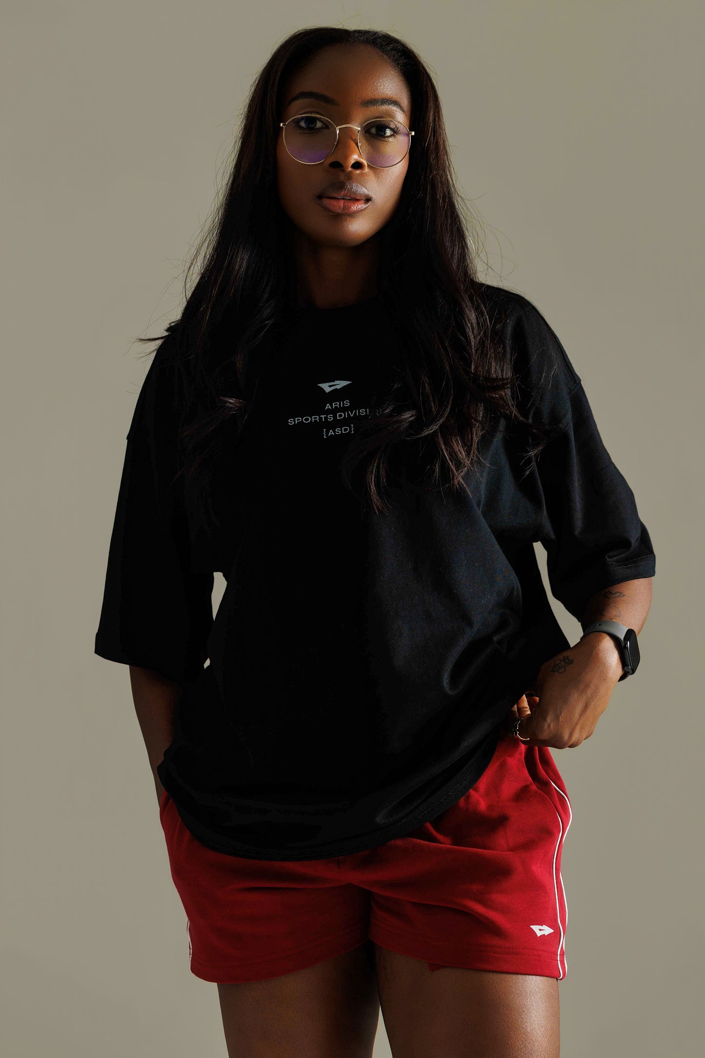 ARIS "REST DAY" Oversized T-Shirt-BLACK