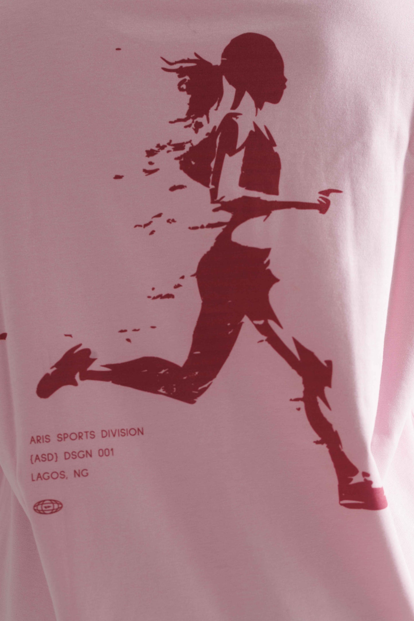 ARIS "REST DAY" Oversized T-Shirt-PINK