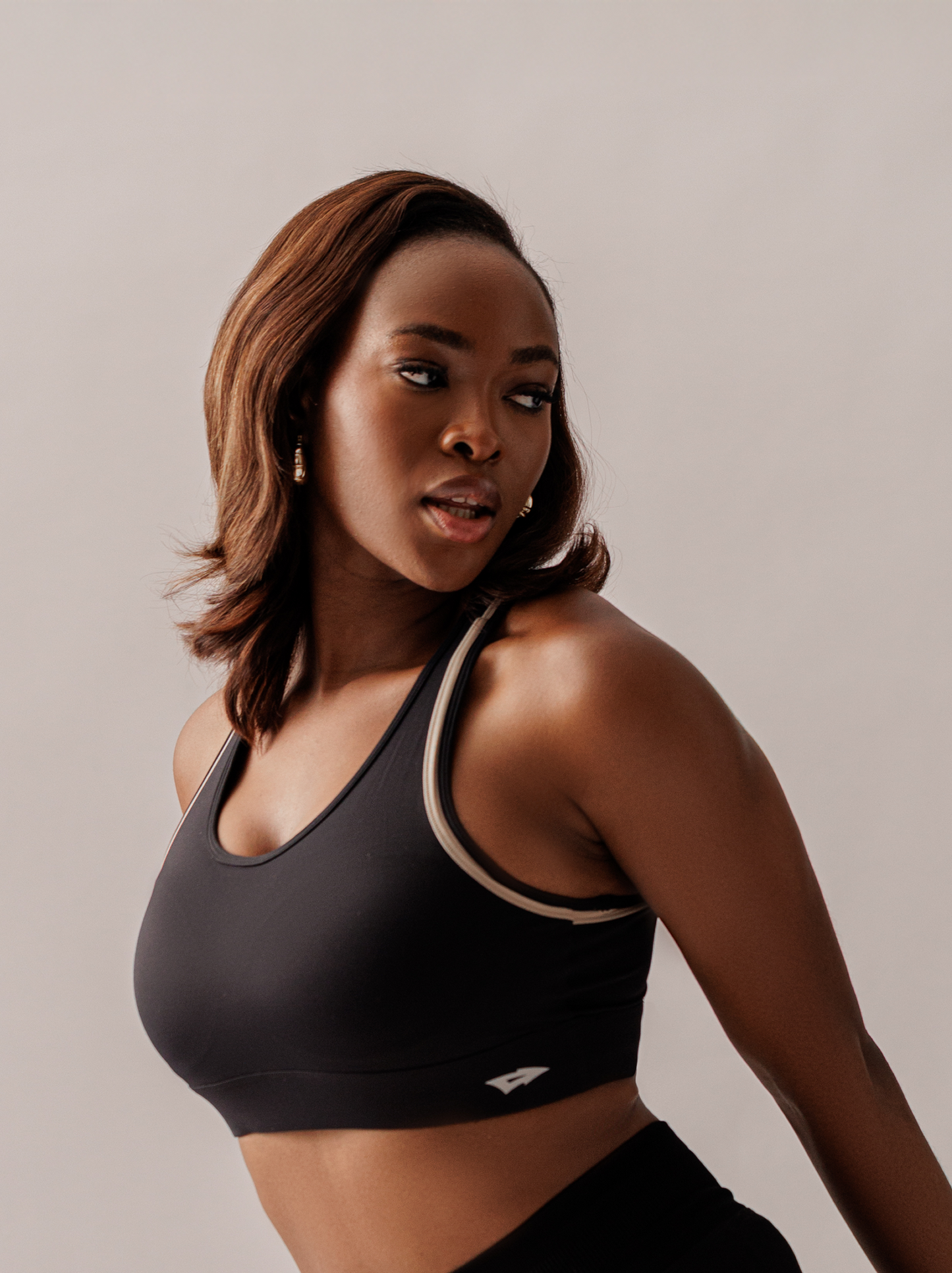 ARIS "ELECTRA" SPORTS BRA - BLACK