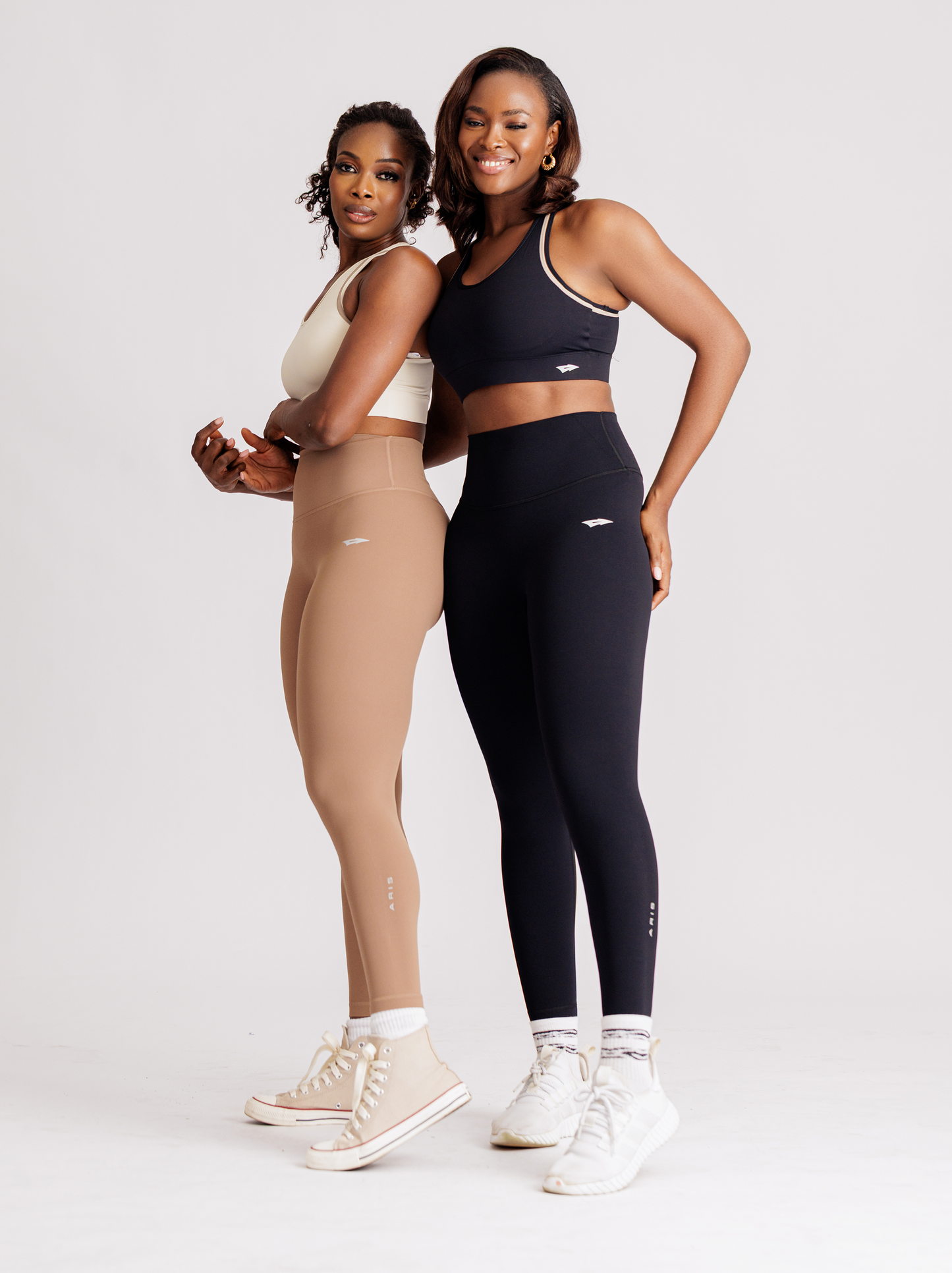 ARIS "GRIP" LEGGINGS - SOFT MOCHA BROWN